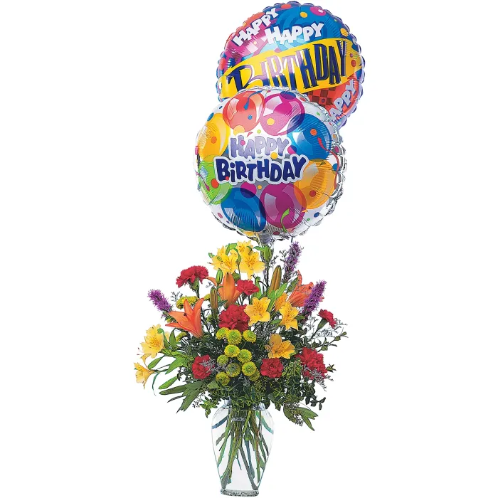 Birthday Balloon Bouquet - TF42-1 ($69.25)