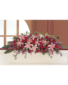 A Life Loved Casket Spray - T259-3A ($165.55)